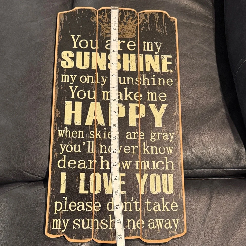 Rustic Wooden Sunshine Sign
